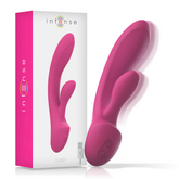 INTENSE - LUIGI RABBIT PINK LIQUID SILICONE VIBRATOR